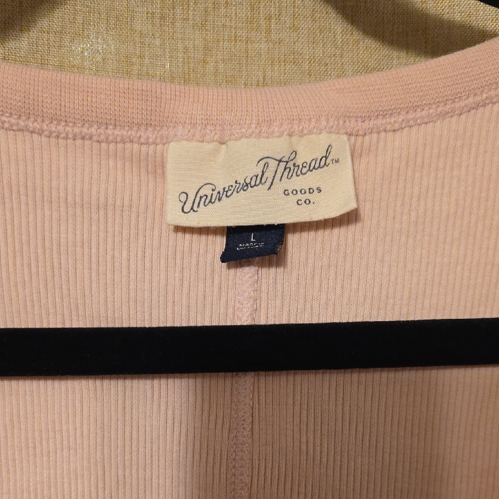 Universal Thread Light Pink Ribbed Tank Top - Picture 3 of 5